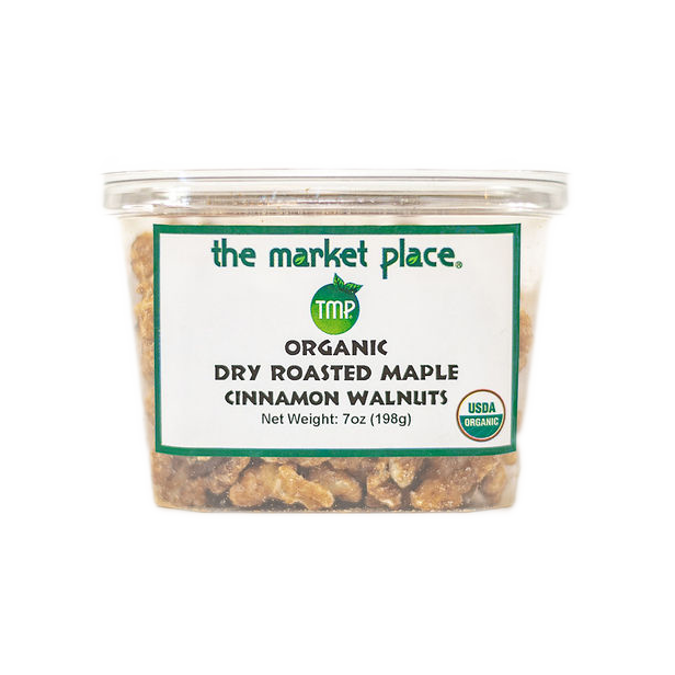 Organic Dry Roasted Maple Cinnamon Walnuts